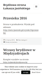 Mobile Screenshot of brydz.ljasinski.pl